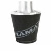 JS-175-90-SL 90mm OD Neck Silver Aluminium Base Cone Filter