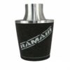 JS-150-90-SL 90mm OD Neck Small Silver Aluminium Base Cone Filter