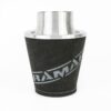 JS-175-100-SL 100mm OD Neck Medium Silver Aluminium Base Cone Filter