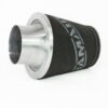 JS-175-100-SL 100mm OD Neck Medium Silver Aluminium Base Cone Filter