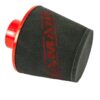 JS-090-RD 90mm OD Neck Red Large Aluminium Base Cone Filter