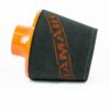 JS-090-OR 90mm OD Neck Orange Large Aluminium Base Cone Filter