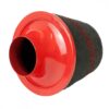 JS-090-RD 90mm OD Neck Red Large Aluminium Base Cone Filter