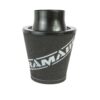 JS-175-100-BK 100mm OD Neck Medium Black Aluminium Base Cone Filter