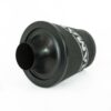 JS-175-70-BK 70mm OD Neck Medium Black Aluminium Base Cone Filter