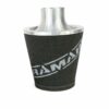 JS-175-70-SL 70mm OD Neck Silver Aluminium Base Cone Filter