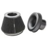 PRORAM 76mm ID Neck Medium Cone Air Filter with Velocity Stack and Coupling