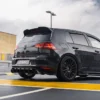 VW GOLF GTI MK7 EVO-1 GLOSS BLACK REAR DIFFUSER